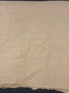 West Elm Reese Queen Duvet, Flax Color